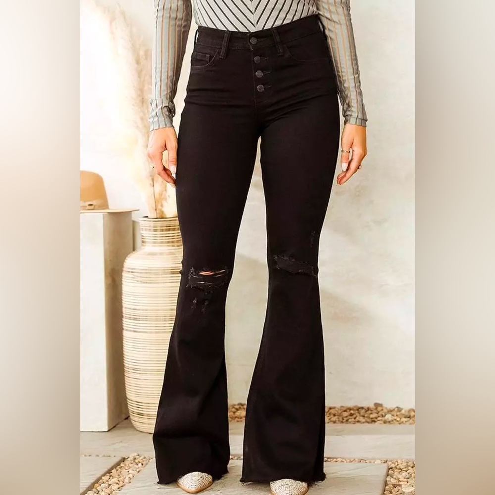 Vervet High Rise Flare Stretch Jean